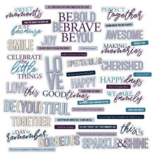 Load image into Gallery viewer, 49 and Market  -  Plume &amp; Petal Chipboard Sentiments (DPP-35230)
