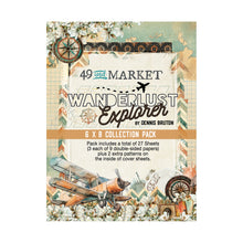 Load image into Gallery viewer, 49 &amp; Market Wanderlust Explorer 6x8 Paper Pack (DWE-30280)
