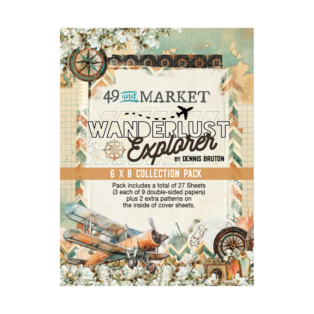 49 & Market Wanderlust Explorer 6x8 Paper Pack (DWE-30280)