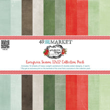 Load image into Gallery viewer, Pre-Order 49 and Market Evergreen Season Collection 12x12 Solid Pack
