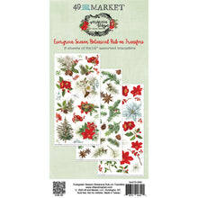 Load image into Gallery viewer, PRE-ORDER 49 and Market Evergreen Season Collection Botanical Rub On Transfers
