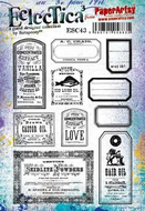 PaperArtsy Stamp Set Labels designed by Scrapcosy (ESC43)