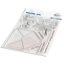 Load image into Gallery viewer, Pinkfresh Studio Floral Envelope Stamp, Stencil, &amp; Die Set
