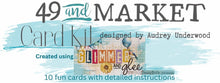 Load image into Gallery viewer, 49 and Market Glimmer and Glee Card Class Kit plus Instructions
