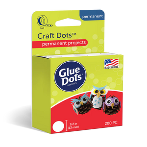 Glue Dots Adhesives Craft Dots 1/2" Permanent