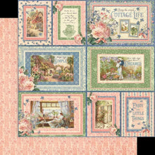 Load image into Gallery viewer, Graphic 45 Papercrafting Paper 8" x 8" Paper Pad - Cottage Life (4502396)
