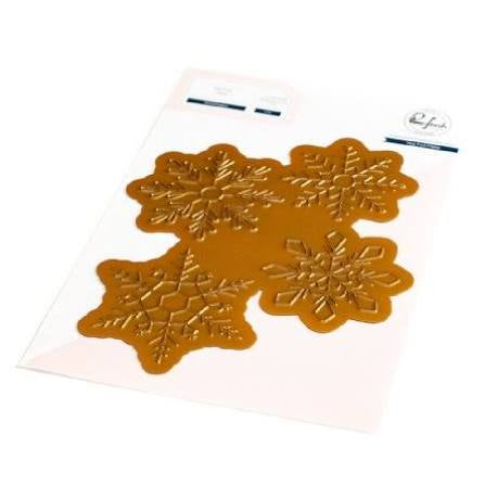 Pinkfresh Studio Snowflakes Hot Foil Plate and Die Set (176422)