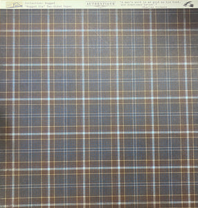 Authentique Rugged Collection 12x12 Scrapbook Paper Rugged Six (RUG006)
