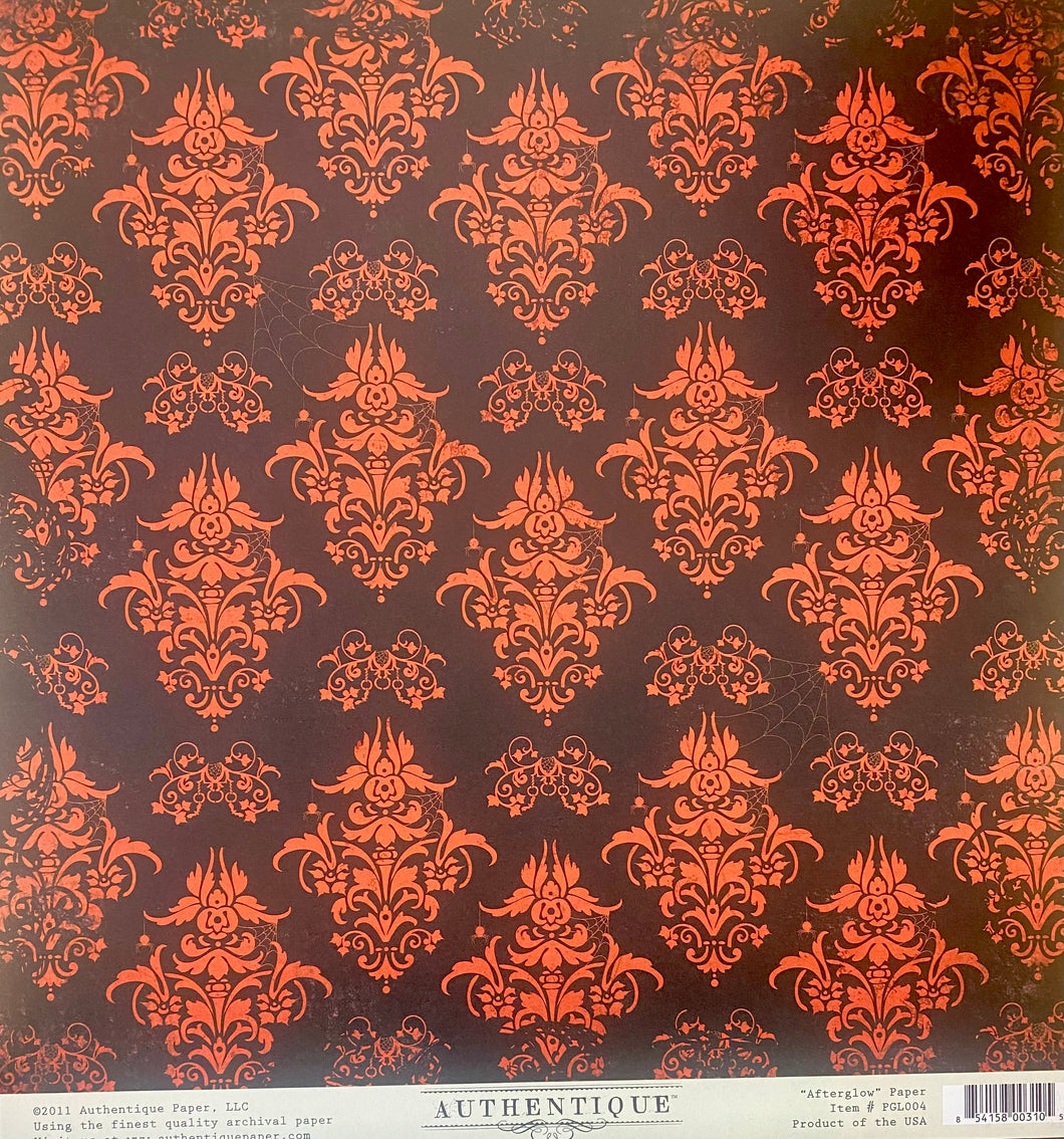 Authentique Glowing Collection 12x12 Scrapbook Paper Afterglow (PGL004)