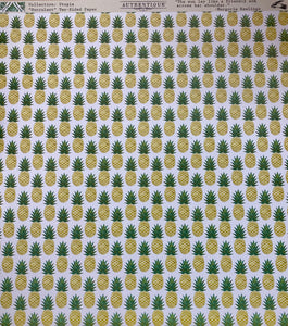 Authentique Utopia Collection 12x12 Scrapbook Paper Succulent (UTP004)