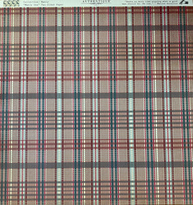 Authentique Manly Collection 12x12 Scrapbook Paper Manly One (MAN001)