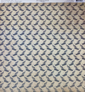 Authentique Manly Collection 12x12 Scrapbook Paper Manly One (MAN001)