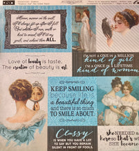 Load image into Gallery viewer, Authentique Glamour Collection 12x12 Scrapbook Paper Glamour Six (GLA006)
