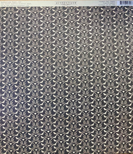 Authentique Always Collection 12x12 Scrapbook Paper Always Six (ALW006)