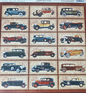 Graphic 45 12x12 A Proper Gentleman Collection Scrapbook Paper On the Boulevard (4500179)