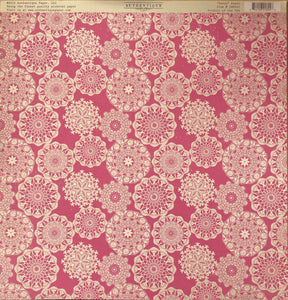 Authentique Infused Collection 12x12 Scrapbook Paper Fancy (INF002)