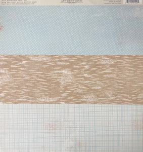 Authentique Cozy Collection 12x12 Scrapbook Paper Enhancements (COZ007)