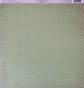 Authentique Cheerful Collection 12x12 Scrapbook Paper Cheerful Two (CFL002)