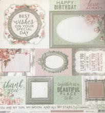 Load image into Gallery viewer, Kaisercraft Sage &amp; Grace Collection 12x12 Scrapbook Paper Thoughts (P2313)
