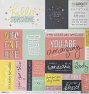 Kaisercraft Daydreamer Collection 12x12 Scrapbook Paper Curious (P2341)