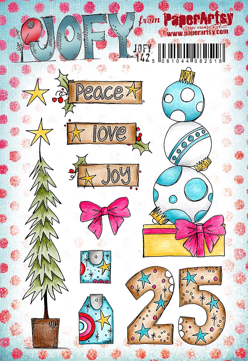 PaperArtsy Rubber Stamp Set designed by Jo Firth-Young (JOFY142)