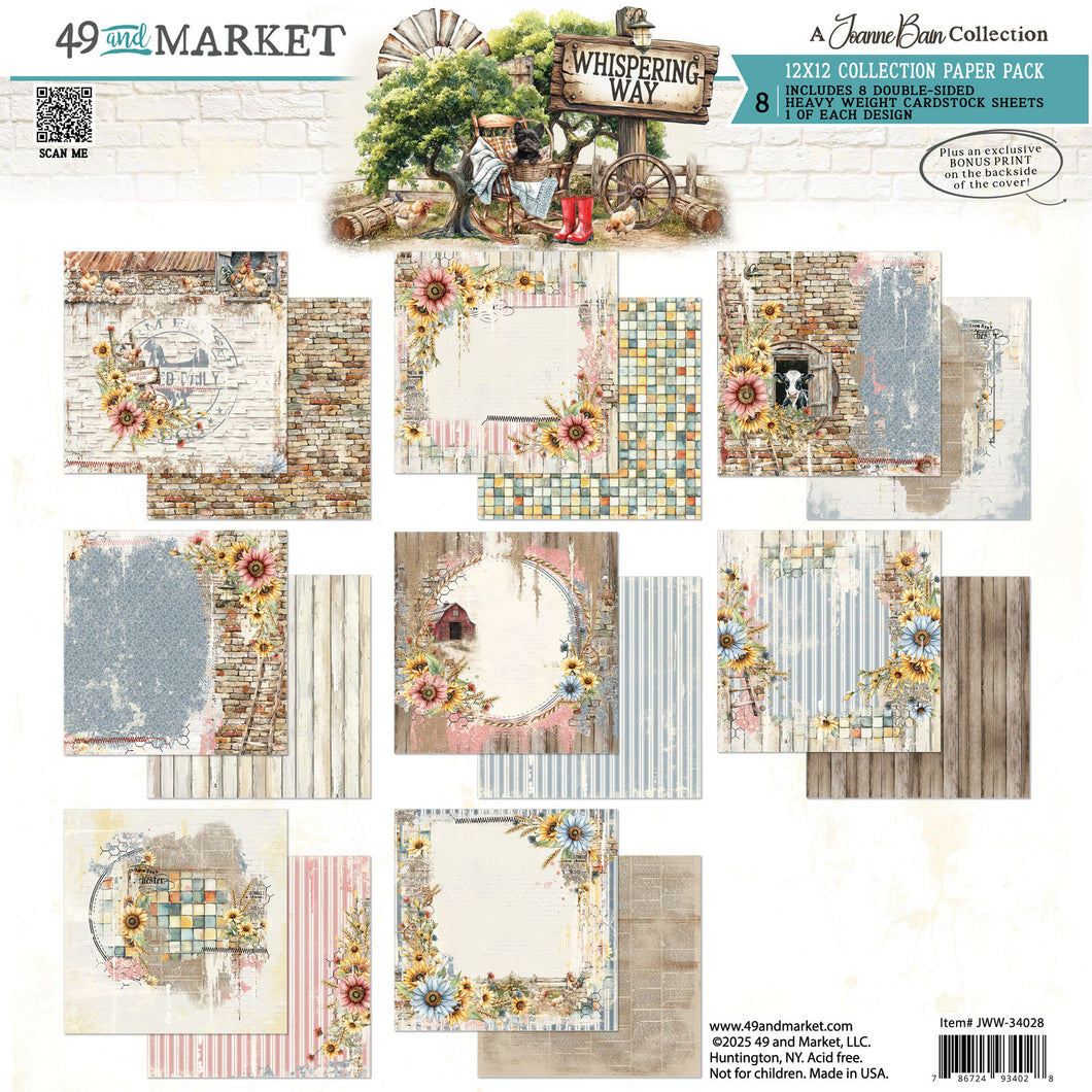 49 and Market  - Whispering Way  12x12 Collection Pack (JWW-34028)