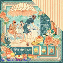 Load image into Gallery viewer, Graphic 45 Papercrafting Paper 8" x 8" Paper Pad - Cafe Parisian (4501434)
