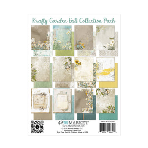 PRE-ORDER 49 and Market Krafty Garden Collection 6x8 Paper Pack (KAL-26399)