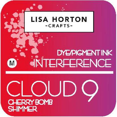 Lisa Horton Crafts Cloud 9 Interference Dye/Pigment Ink Cherry Bomb Shimmer