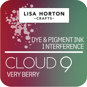 Lisa Horton Crafts Cloud 9 Interference Dye/Pigment Ink Very Berry Shimmer
