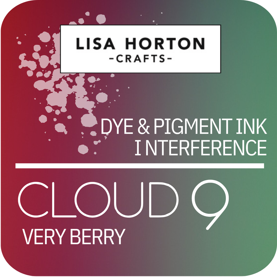 Lisa Horton Crafts Cloud 9 Interference Dye/Pigment Ink Very Berry Shimmer