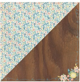 Authentique Meadow Collection 12x12 Scrapbook Paper Meadow Three (MEA003)