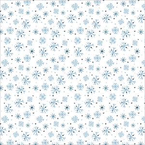 Echo Park Paper Co. The Magic of Winter Collection 12x12 Scrapbook Paper Frosted Flowers (MOW291009)