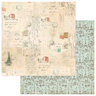 Photoplay Paper Moments In Time Collection Postcards 12x12 Scrapbook Paper (MT8870)