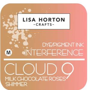 Lisa Horton Crafts Cloud 9 Interference Dye/Pigment Ink Milk Chocolate Roses Shimmer