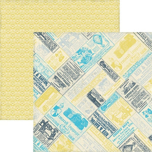 Authentique Favorite Collection 12x12 Scrapbook Paper Noteable (FAV004 –  Everything Mixed Media