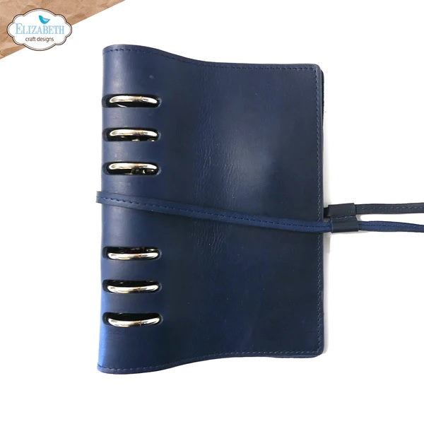 Elizabeth Craft Designs Sidekick Planner Blue Leather (P027)
