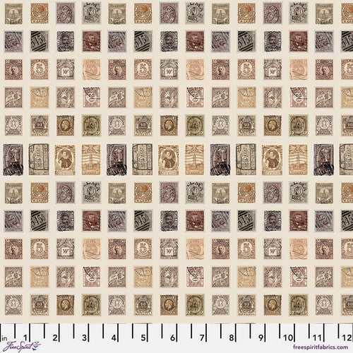 Tim Holtz Freespirit Fabric Neutral Stamps (PWTH251.NEUTRAL)