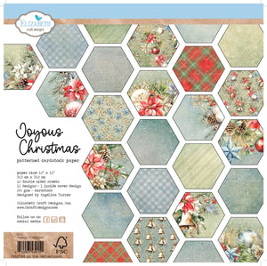 Elizabeth Craft Designs A Joyous Christmas Collection 12x12 Paper Pack (C025)