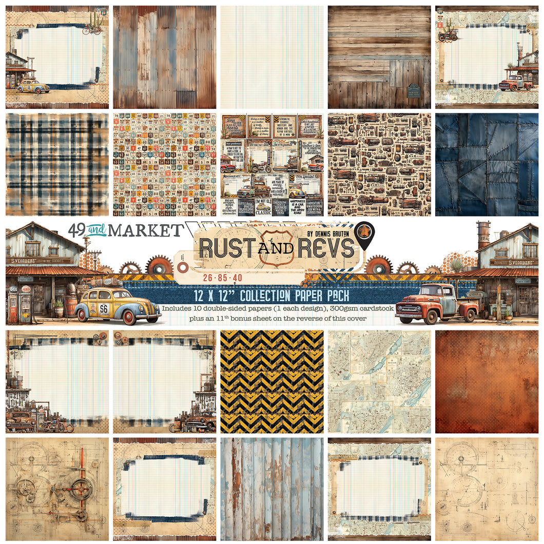 49 & Market Rust and Revs 12x12 Collection pack (RAR-28980)