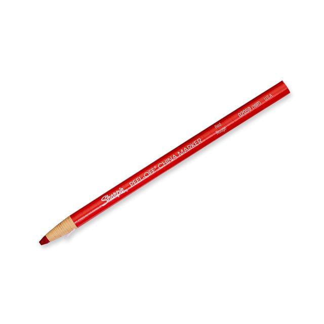 Sharpie Peel-Off China Marker Red (02059)
