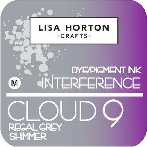 Lisa Horton Crafts Cloud 9 Interference Dye/Pigment Ink Regal Grey Shimmer