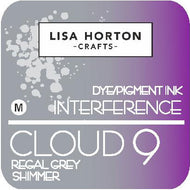 Lisa Horton Crafts Cloud 9 Interference Dye/Pigment Ink Regal Grey Shimmer