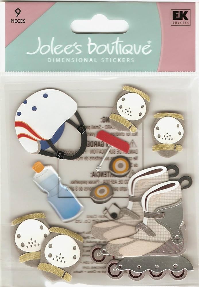 Jolee's Boutique Dimension Sticker Roller Blading (SPJB428)