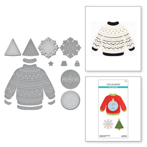 Spellbinders Paper Arts Cutting Dies Stitched Christmas Sweater (S7-237)