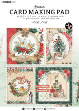Load image into Gallery viewer, Studio Light Essentials Card Making Pad Holly Jolly (SL-ES-CMP09)
