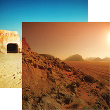 Load image into Gallery viewer, Reminisce Paper Space Wars Collection 12x12 Scrapbook Paper Desert (SPW-003)
