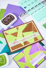 Load image into Gallery viewer, Sizzix A6 Stencil 2PK - Cosmopolitan, Down the Line #2 by Stacey Park (666748)

