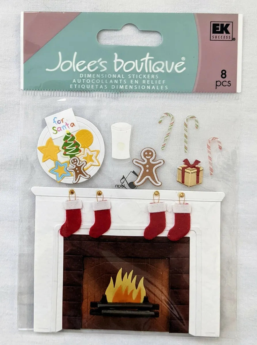 Jolee's Boutique Sticker Collage Waiting for Santa