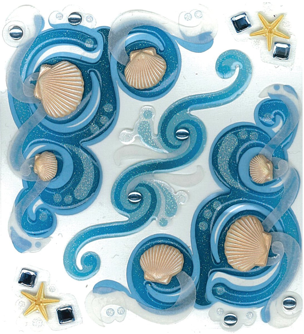 Jolee's Boutique Dimensional Stickers Sea Flourishes (50-20037)